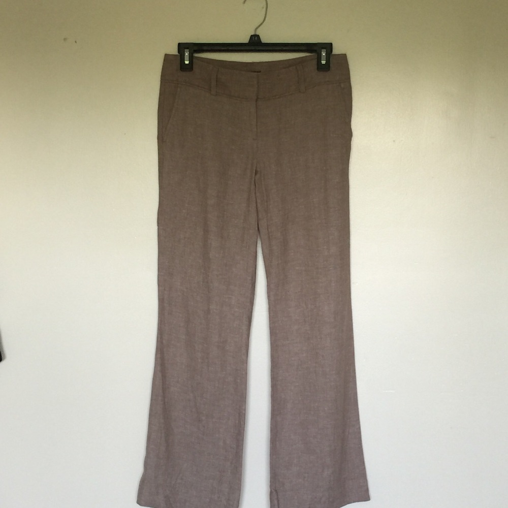 Ann Taylor Loft Petite linen/rayon trousers.